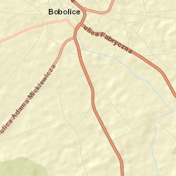 Bobolice Street Map