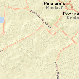 Roslavl’ Street Map