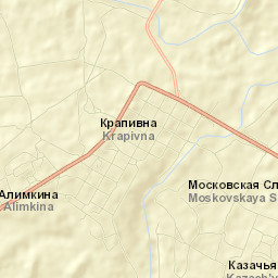 Krapivna Street Map
