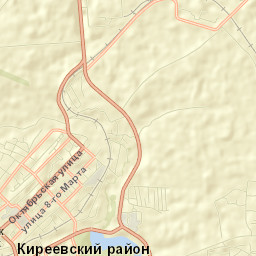 Kireyevsk Street Map