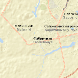 Sapozhok Street Map