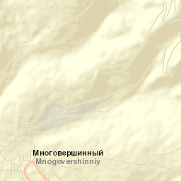 Mnogovershinnyy Street Map