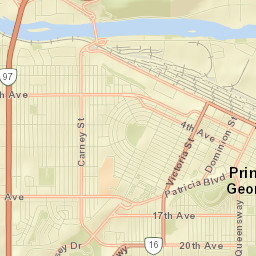 Prince George Street Map