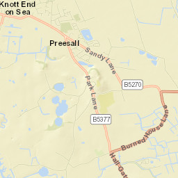 Preesall Street Map