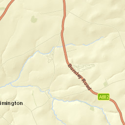 Howgill Lane, Clitheroe, Lancashire BB7, UK Street Map