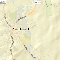 40 Westgate, Barnoldswick, Lancashire BB18 Street Map