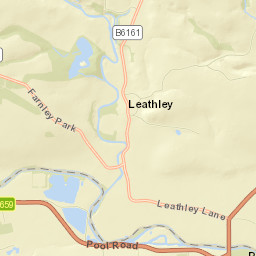 Pool Road, Otley, West Yorkshire LS21 Street Map