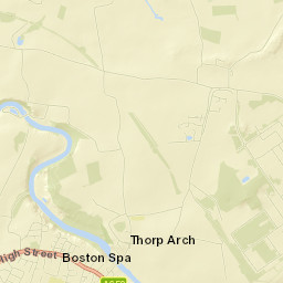 Thorp Arch Street Map