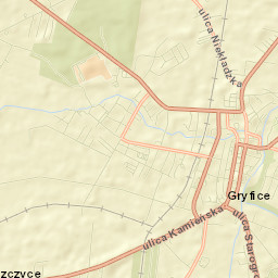 Gryfice Street Map