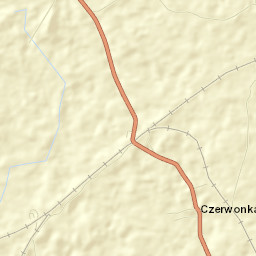 Czerwonka Street Map