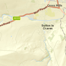 Glusburn Street Map