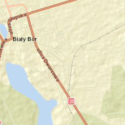 Biały Bór Street Map