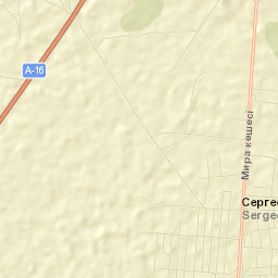 Sergeyevka Street Map