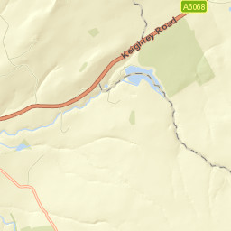 Keighley Road, Colne, Lancashire BB8 Street Map