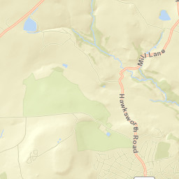 Moorside, Baildon, Shipley, West Yorkshire Street Map