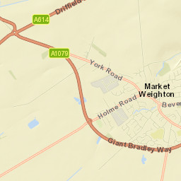 Clay Lane, York, East Riding of Yorkshire Street Map