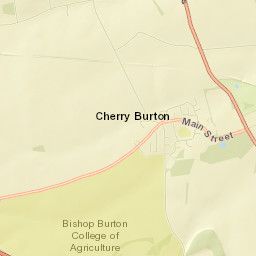 Cherry Burton Street Map