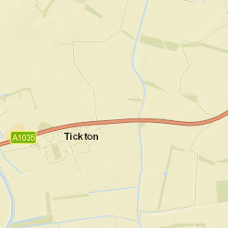 Tickton Street Map