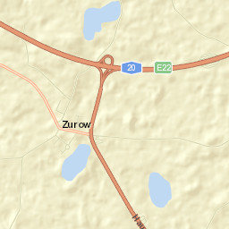 Zurow Street Map
