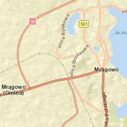 Mrągowo Street Map
