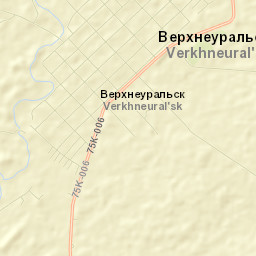 Verkhneural’sk Street Map