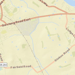 Lodge Lane, Poulton-le-Fylde, Lancashire Street Map