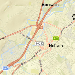 Barrowford, opp St Thomas Church, Barrowford Street Map