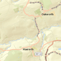 Main Street, Haworth, West Yorkshire BD22, UK Street Map