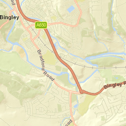 Nightingale Walk, Bingley, West Yorkshire Street Map