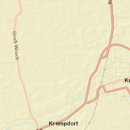 Krempe Street Map