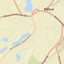 Bützow Street Map