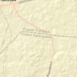 Mikołajki Pomorskie Street Map