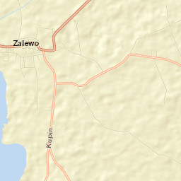 Zalewo Street Map