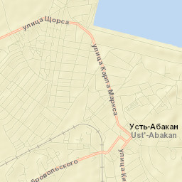Ust’-Abakan Street Map