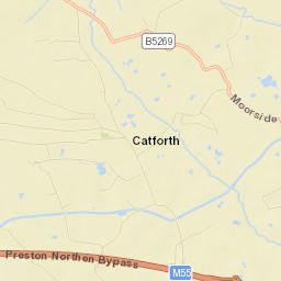 Catforth Road, Preston, Lancashire PR4, UK Street Map
