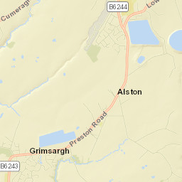 36-46 Lindale Road, Longridge, Preston Street Map