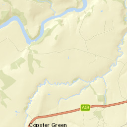 Moorgate Lane, Blackburn, Lancashire BB6 Street Map