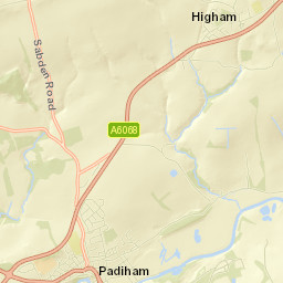 Padiham Street Map