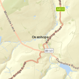 Oxenhope Street Map
