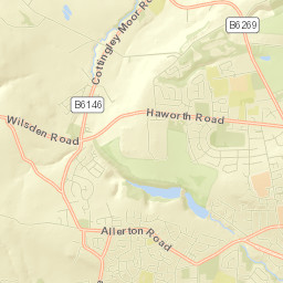 Bradford, West Yorkshire BD9, UK Street Map