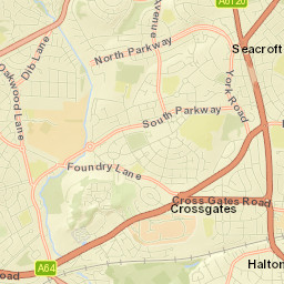 8 Brooklands Avenue, Leeds LS14, UK Street Map