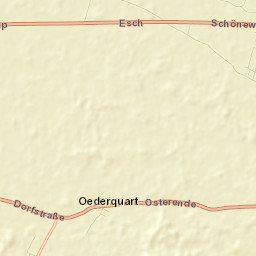 Oederquart Street Map