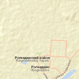 Rognedino Street Map