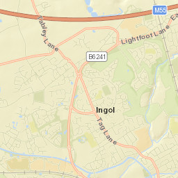 42 Lansdown Hill, Fulwood, Preston, Lancashire Street Map