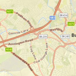 197 Accrington Road, Burnley, Lancashire Street Map