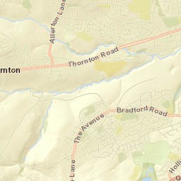 74 Brow Lane, Clayton, Bradford, West Yorkshire Street Map