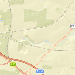 B1222, Leeds, North Yorkshire LS25, UK Street Map