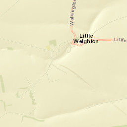 Little Weighton Street Map