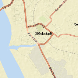 Glückstadt Street Map