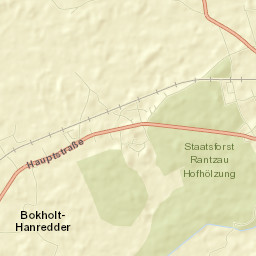 Bokholt-Hanredder Street Map